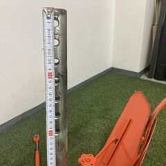 【売切御免！】968 鳥取県発 トラクター用 片培土器 丸軸 中古 パーツ 現状販売 広島 岡山 島根 兵庫 あぐり家鳥取中央店の画像