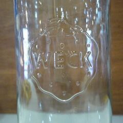 WECK ガラス製 保存容器 STRAIGHT 600ml WE-905 2個セット フタ付き 高さ20.5cm キャニスター ウェック ガラス容器 札幌市東区 新道東店の画像