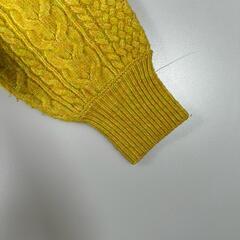 TORRAZZO DONNA トラッゾドンナ 長袖ニット アクリル イエロー レディース【古着】【中古】の画像