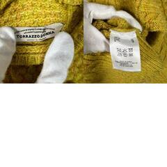 TORRAZZO DONNA トラッゾドンナ 長袖ニット アクリル イエロー レディース【古着】【中古】の画像