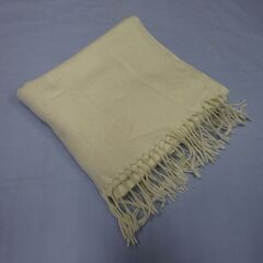 ( E-68 )UNIQLO ユニクロ ヒートテックマフラー オフホワイト 361-459730 中古の画像