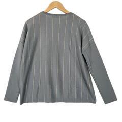 BEAUTY&YOUTH UNITED ARROWS ビューティアンドユースユナイテッドアローズ ストライプ 長袖ニット ウール ブルー レディース【古着】【中古】の画像