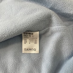 ユニクロ　ロンパース　６０サイズの画像