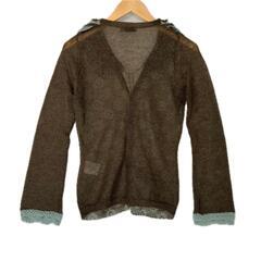 individual individual 長袖ニット ナイロン ブラウン レディース【古着】【中古】の画像