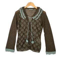 individual individual 長袖ニット ナイロン...