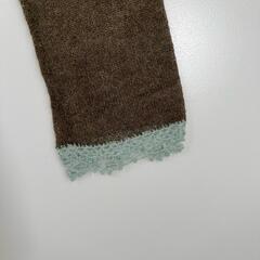 individual individual 長袖ニット ナイロン ブラウン レディース【古着】【中古】の画像