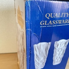 ガラス花瓶✨デコレーション クリスタル　アンバー　クリスマス　透明　シンプルの画像