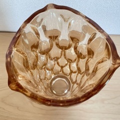 ガラス花瓶✨デコレーション クリスタル　アンバー　クリスマス　透明　シンプルの画像