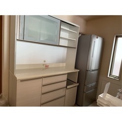 ニトリ 食器棚140cm幅  の画像