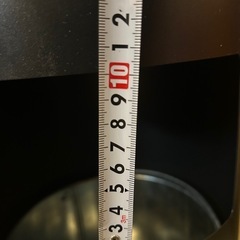 円型灰皿 ブラック ゴミ入れ有の画像