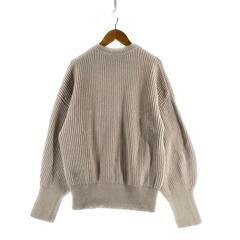 Mila Owen ミラ オーウェン 長袖ニット ナイロン/ウール ブラウン レディース【古着】【中古】の画像