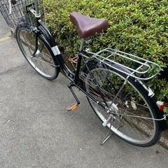 リサイクルショップどりーむ天保山店　No560 自転車　シティサイクル　２６インチ　LEDオートライト付き♪　　シンプルで乗りやすい🎵　状態良好🎵　の画像