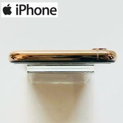 ✅ 超美品 📱 iPhone XS 64GBゴールド 今年購入 本革手帳型ケース付きの画像