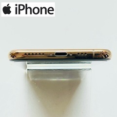 ✅ 超美品 📱 iPhone XS 64GBゴールド 今年購入 本革手帳型ケース付きの画像