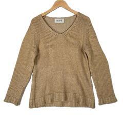 ROPE' ロペ 長袖ニット アクリル ベージュ レディース M...