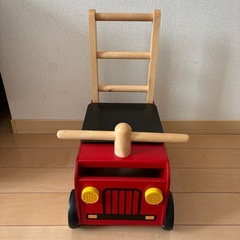 I'm Toy おもちゃ ウォーカー＆ライド消防車　手押し車の画像
