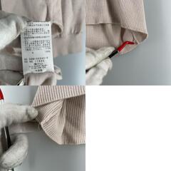 ROPE ROPE 半袖ニット ウール ピンク レディース 38【古着】【中古】の画像