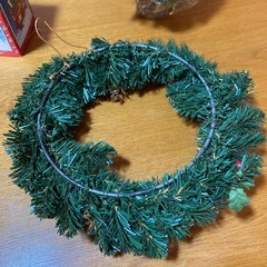 クリスマスリース等2種の画像