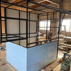 軽トラ用キッチンカーBOXの画像