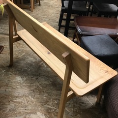ジャングルジャングル貝塚店　ダイニングベンチ　ベンチ　ナチュラル　人気　貝塚市　二色浜　リサイクルショップの画像