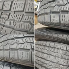 ★エクストレイル純正ホイ－ル、キャップ付き 225/65R17スタッドレスセット ４本★の画像