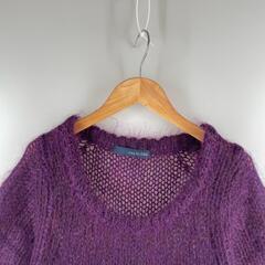 IENA SLOBE イエナ スローブ 長袖ニット パープル レディース【古着】【中古】の画像