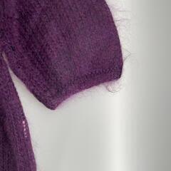IENA SLOBE イエナ スローブ 長袖ニット パープル レディース【古着】【中古】の画像