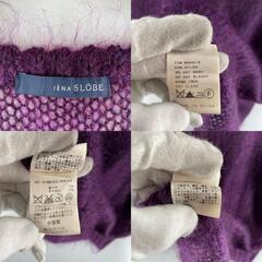 IENA SLOBE イエナ スローブ 長袖ニット パープル レディース【古着】【中古】の画像