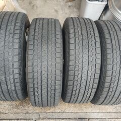 ★エクストレイル純正ホイ－ル、キャップ付き 225/65R17スタッドレスセット ４本★の画像