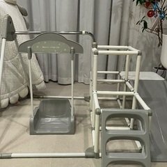 スライダージム　ヤトミ　ブランコ　鉄棒　グレーホワイト　ジャングルジムの画像