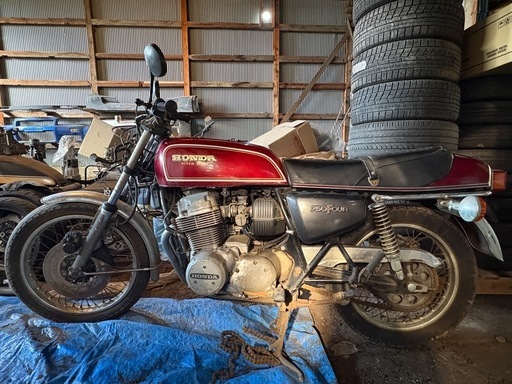 CB750fourⅡ 鍵、書類付きフレーム