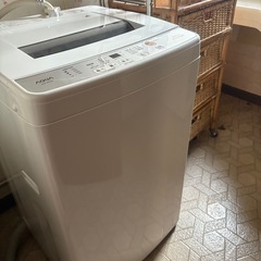 アクア 洗濯機 6kg 2021年 引き取りのみの画像
