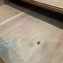 子供用のヴィンテージ机　透かし彫り 昭和レトロ 大正ロマンの画像