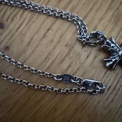 クロムハーツ ダブルCHクロス チャーム パヴェ ダイヤ 925 セットの画像