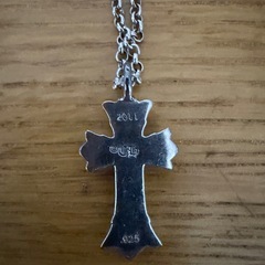 クロムハーツ ダブルCHクロス チャーム パヴェ ダイヤ 925 セットの画像