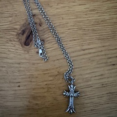 クロムハーツ ダブルCHクロス チャーム パヴェ ダイヤ 925 セットの画像