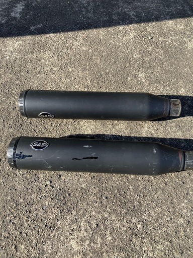 ハーレーソフテイル用S&Sマフラー