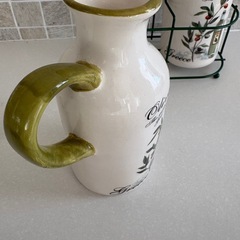 ギリシャ土産オリーブオイルポット新品未使用の画像