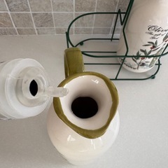 ギリシャ土産オリーブオイルポット新品未使用の画像