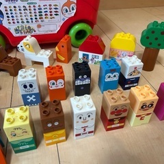 アンパンマン　はじめてのブロックワゴンの画像
