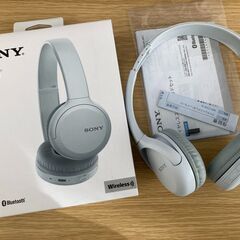 ★Sony WH-CH510★ワイヤレスヘッドホン★Bluetooth★ホワイト美品★の画像