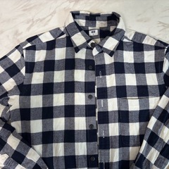 美品　ユニクロ　メンズ　Mサイズ　長袖シャツ　の画像