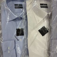 メンズワイシャツ　12点まとめ売り　M～Lサイズ　新品・クリーニング済のみ　スーツセレクト・アルマーニ等の画像