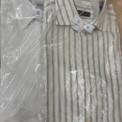 メンズワイシャツ　12点まとめ売り　M～Lサイズ　新品・クリーニング済のみ　スーツセレクト・アルマーニ等の画像