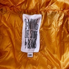 【BEAMS】子供用リアルダウンジャケット《収納袋付き》の画像