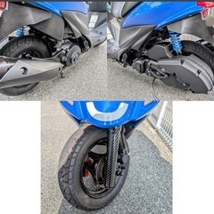 新車のように極美車☆整備済み☆ スズキ アドレスV125S 新品外装！ 新品リアボックス！ 美車！ 個人出品 引き取り限定 大阪よりの画像