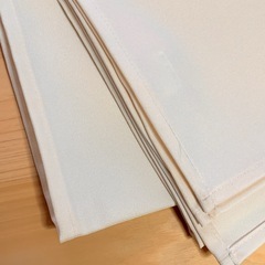 【12/7頃まで】防炎布 アイボリー イベント 長机　のれん工房の画像