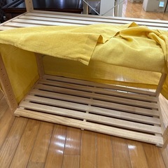 木製ラック　ニトリ　ワイドの画像
