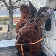 天然木の虎
の画像