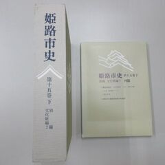 姫路市史 第十五巻 下 別編 文化財編の画像